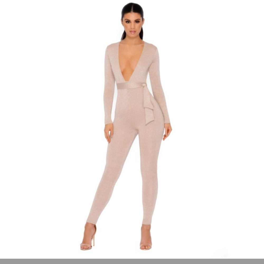 NWT OhPolly Glitter Jumpsuit Size 2